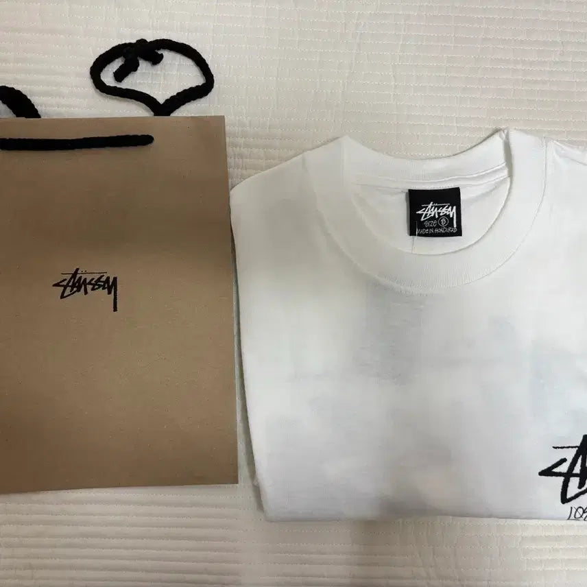 [BUNJANG] Stussy LA White Short Sleeve S / 스투시 로스앤젤레스 LA 반팔 화이트 S