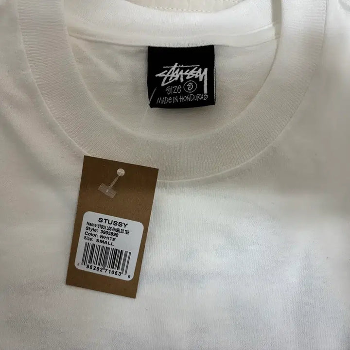 [BUNJANG] Stussy LA White Short Sleeve S / 스투시 로스앤젤레스 LA 반팔 화이트 S