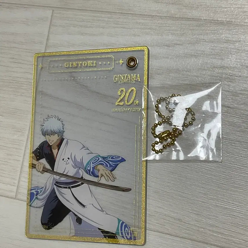 [BUNJANG] Gintama Gintoki 20th Anniversary Acrylic Keyring / 은혼 긴토키 20주년 아크릴 키링(+덤)
