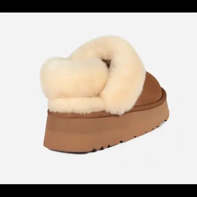 [BUNJANG] UGG Australia Chestnut Sheepskin Firstwrap Slippers (235) / 정품(새상품)/호주 어그 천연양모 퍼스트랩 체스트넛 슬리퍼(235)