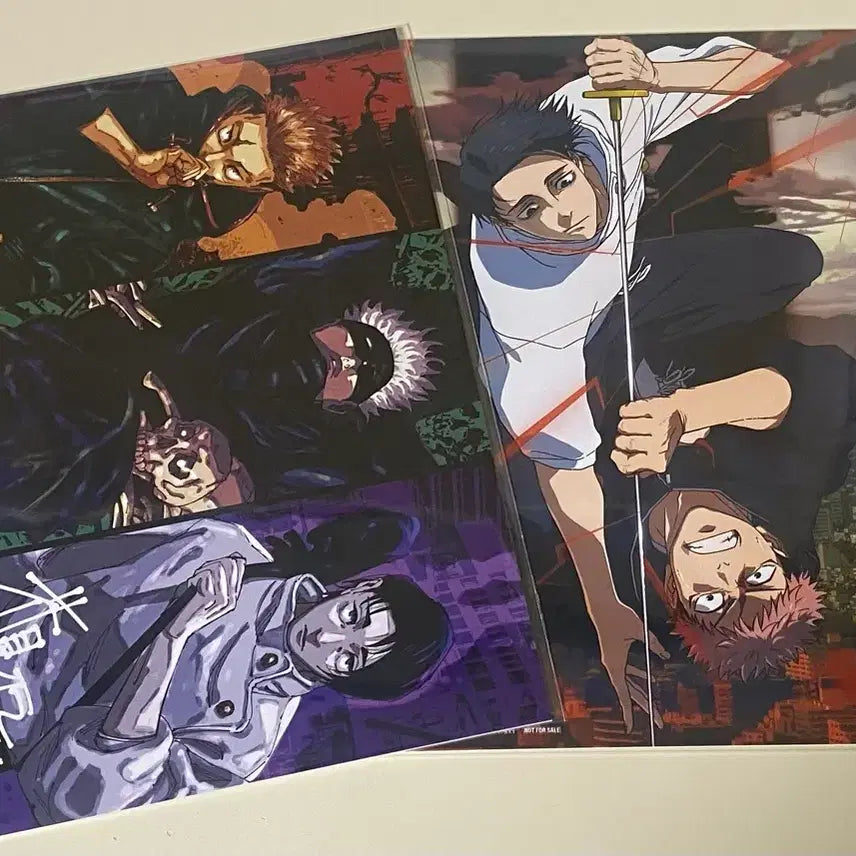 [BUNJANG] Jujutsu Kaisen Shibuya Incident Visual Board Bundle Set / 주술회전 시부야사변 사멸회유 1 2주차 특전 일괄 비주얼보드 양도 판매