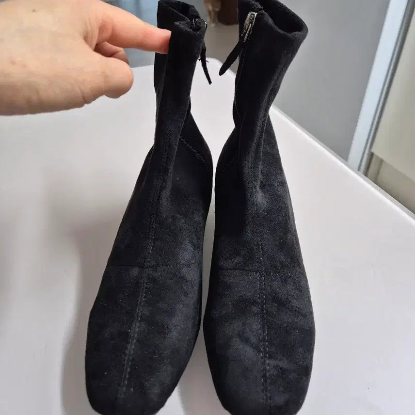 [BUNJANG] Suede Ankle Boots / 스웨이드 앵글부츠