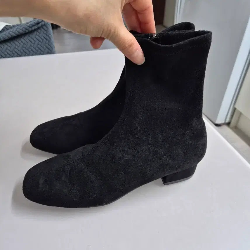 [BUNJANG] Suede Ankle Boots / 스웨이드 앵글부츠