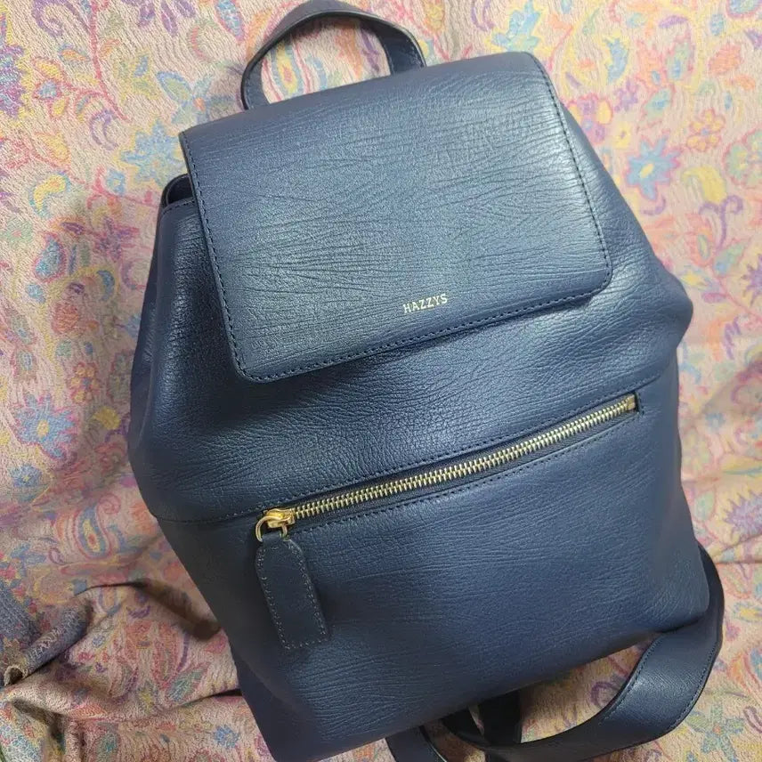 [BUNJANG] Hazzys Women's Navy Backpack / 해지스 여성 백팩