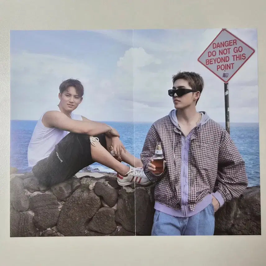 세븐틴 에스쿱스 민규 하입바이브 위드뮤 특전 위버스반 접지 포스터 양도