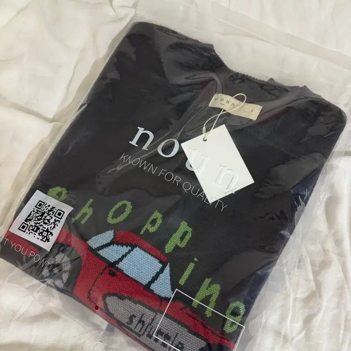 [BUNJANG] Dark Brown Knit / (1, 새상품) 노운 쇼핑 카 니트 다크 브라운