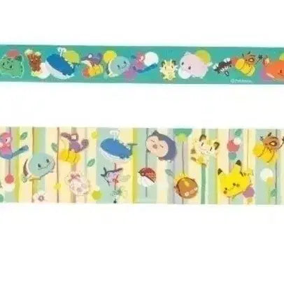 [BUNJANG] Pokemon Pikachu Masking Tape / 포켓몬스터 포켓몬 굿즈 마스킹 테이프 미개봉 피카츄
