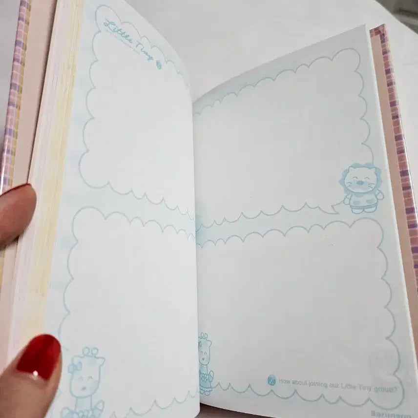 [BUNJANG] Barunson Little Tiny Pim Pim Diary / 고전문구 바른손 꼬마또래 리틀타이니 핌핌 양장 다이어리 고전 다이어리