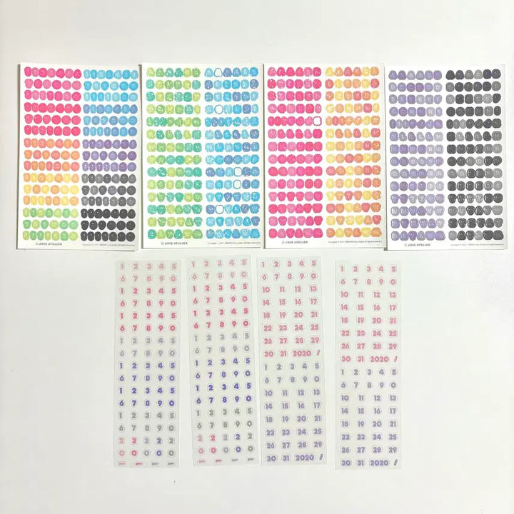 [BUNJANG] Unused Decorative Stickers Bundle Set / [새제품/30장] 다꾸 스티커 처분 미사용 씰스티커 폴꾸 스꾸