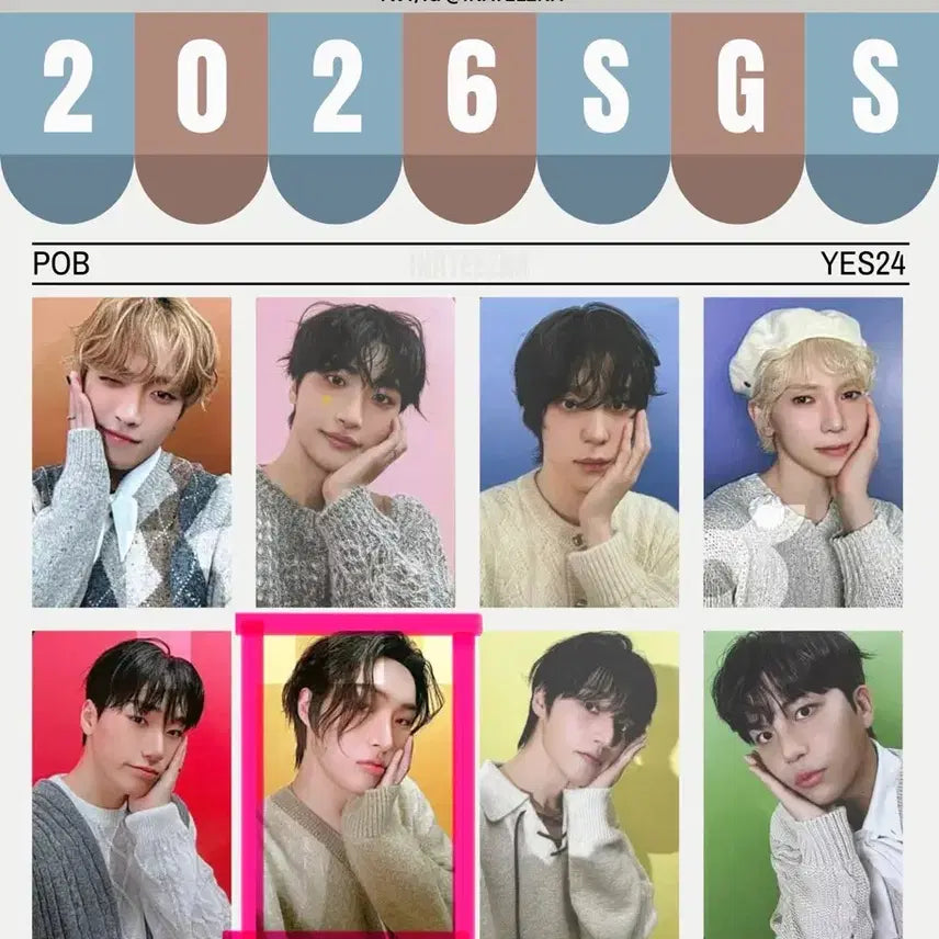 에이티즈 2026시그 yes24 포카 특전 -민기