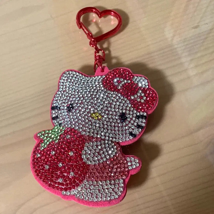 [BUNJANG] Sanrio Hello Kitty Cubic Keyring / 산리오 헬로키티 큐빅키링