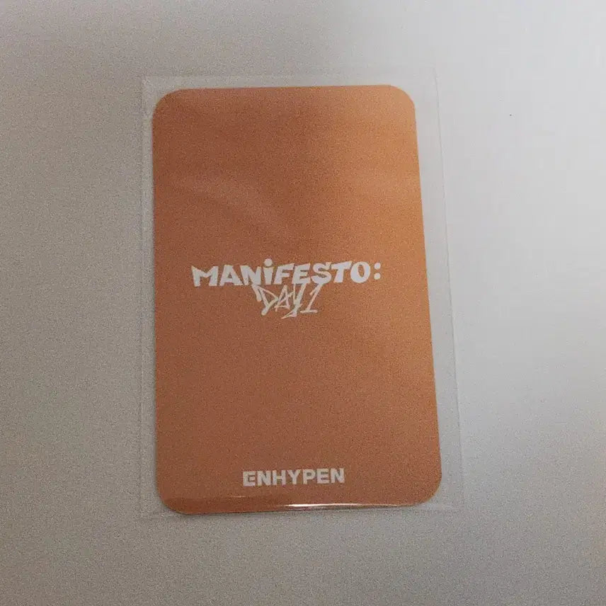 엔하이픈 성훈 매니페스토 포카