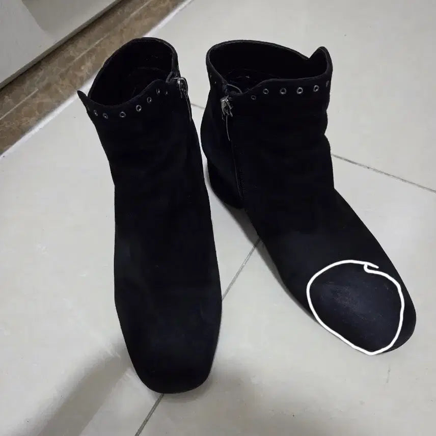 [BUNJANG] Barbara Suede Boots / 바바라 스웨이드 부츠