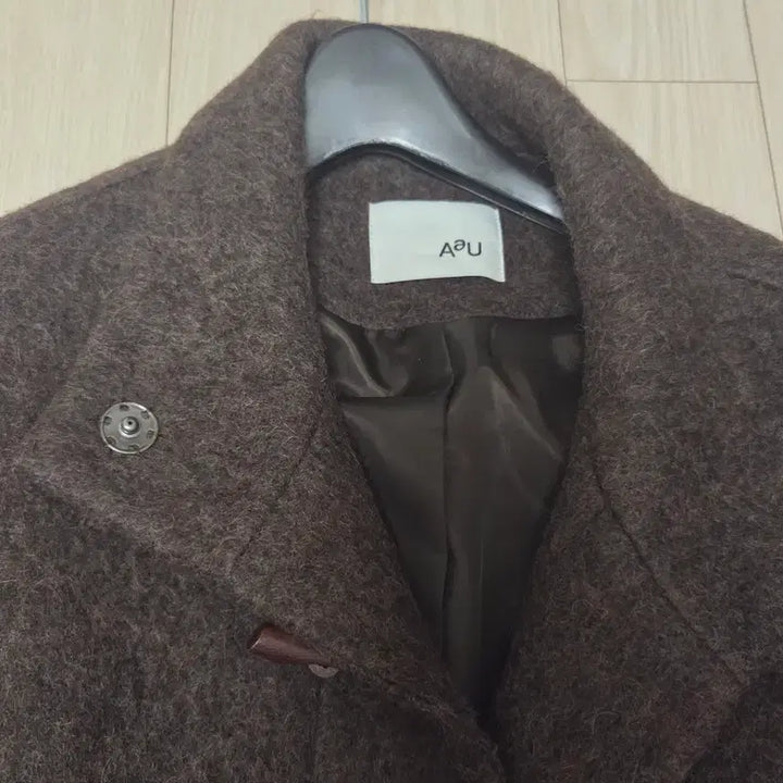 [BUNJANG] AAU Half Duffle Coat Brown / 에이에이유 하프 더플 코트 브라운