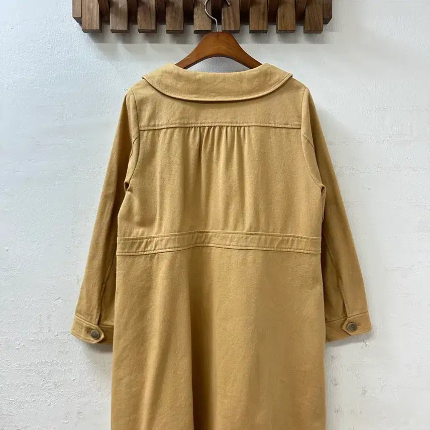 [BUNJANG] SM2 Samansa Mos2 Cotton Round Collar Coat Jacket / 일본빈티지 SM2 사만사모스 코튼 100% 둥근카라 코트 자켓