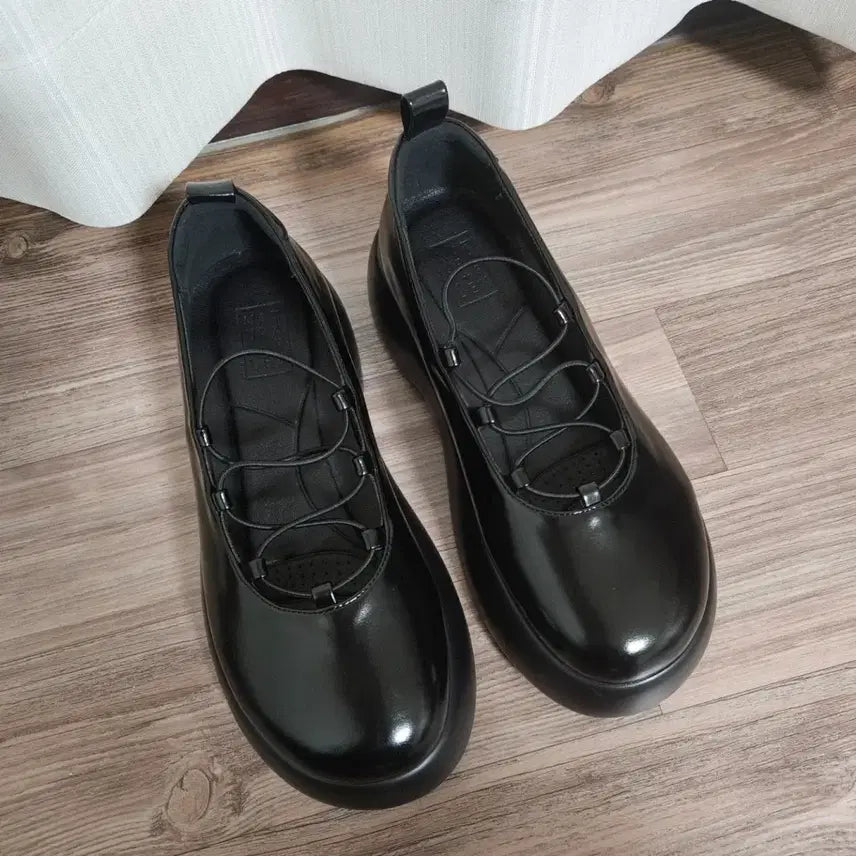 [BUNJANG] Mary Jane Platform Flat Loafers / 내츄럴플렉스 메리제인 플랫폼 플랫 로퍼