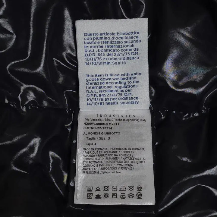 [SOLD OUT] [3] 몽클레어 알릭스 22FW 알몬드 패딩 블랙