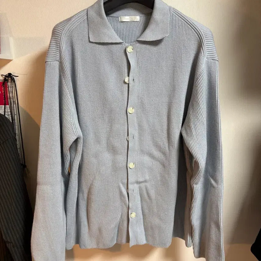 [BUNJANG] [2] Worldwide Movement Cardigan Sky Blue / [2] 월스와일무브먼트 가디건 스카이블루