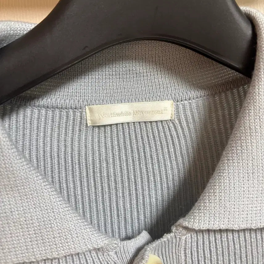 [BUNJANG] [2] Worldwide Movement Cardigan Sky Blue / [2] 월스와일무브먼트 가디건 스카이블루