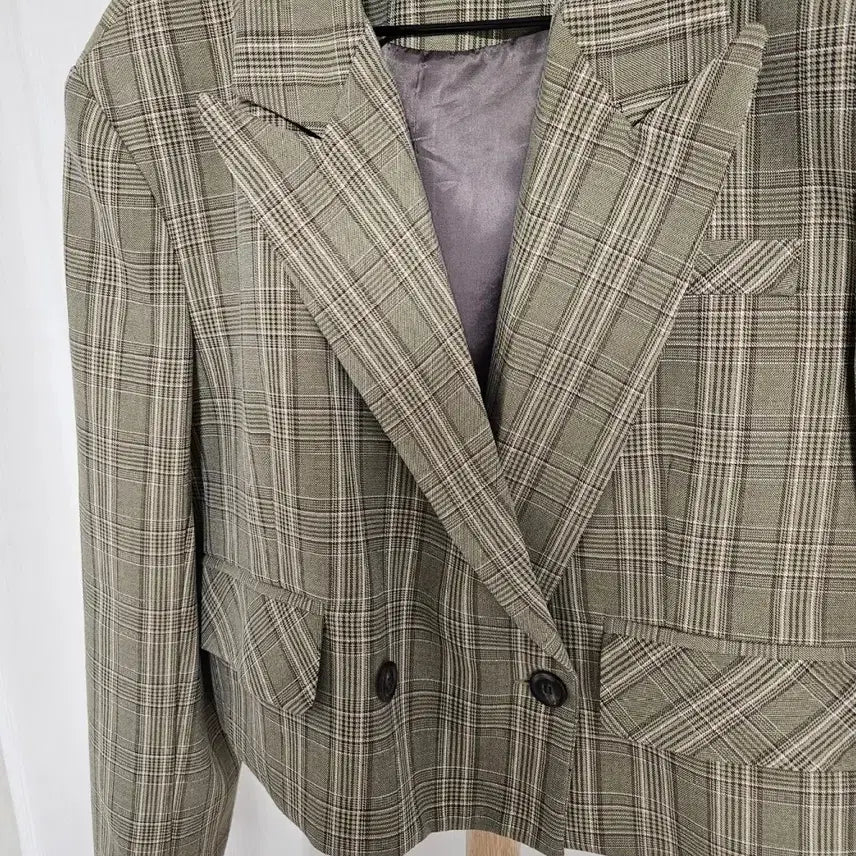 [BUNJANG] Unbranded Loose Fit Checkered Jacket / 체크 루즈핏 자켓(새상품)