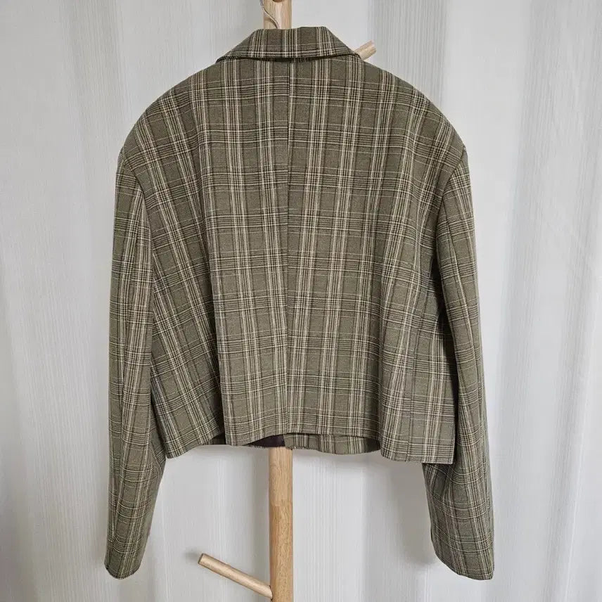 [BUNJANG] Unbranded Loose Fit Checkered Jacket / 체크 루즈핏 자켓(새상품)