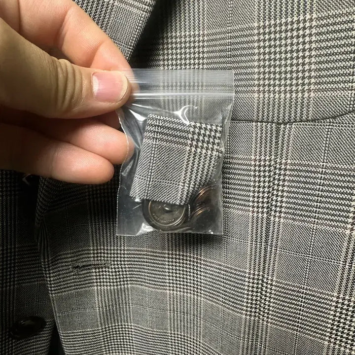 [BUNJANG] Customellow Plaid Men's Jacket / customellow 체크무늬 남성 자켓