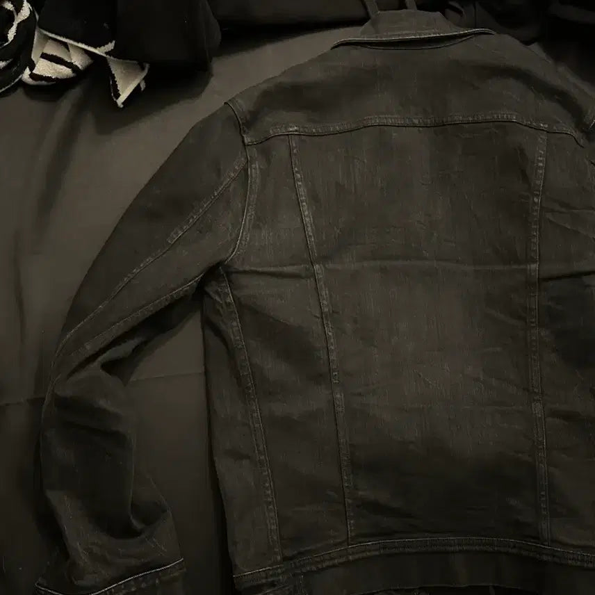 [BUNJANG] Tom Ford Denim Trucker Jacket Leather / 톰포드 데님 트러커 자켓 레더 택