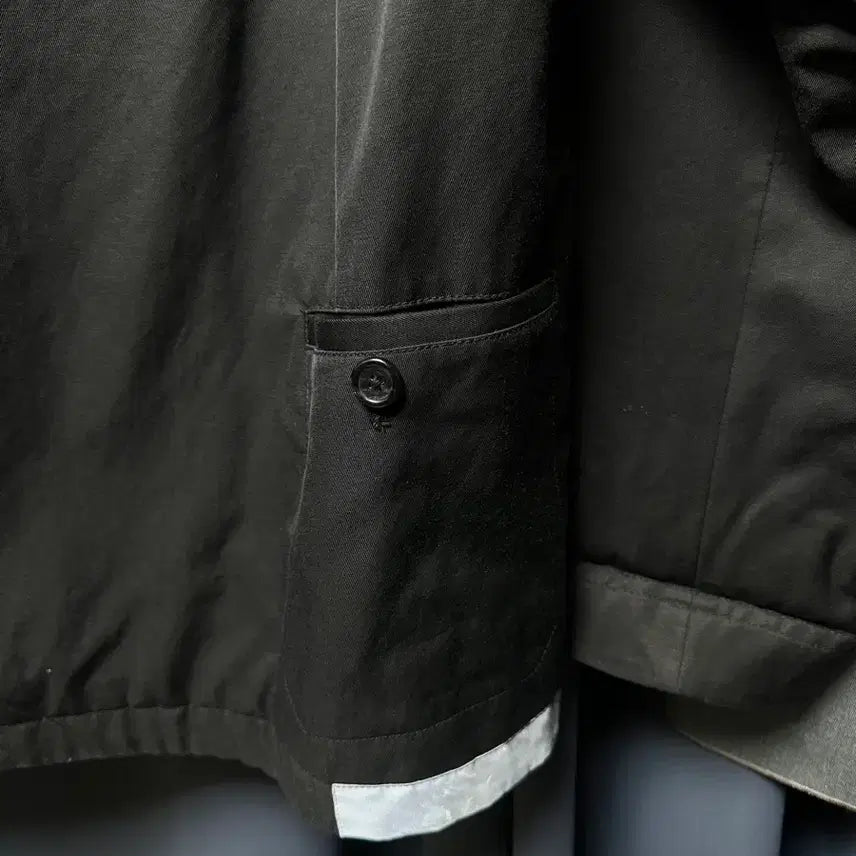 [BUNJANG] Customellow HAERGU EYANG Black Work Jacket / 커스텀멜로우 HAERGU EYANG 블랙 워크 자켓