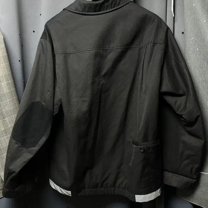 [BUNJANG] Customellow HAERGU EYANG Black Work Jacket / 커스텀멜로우 HAERGU EYANG 블랙 워크 자켓