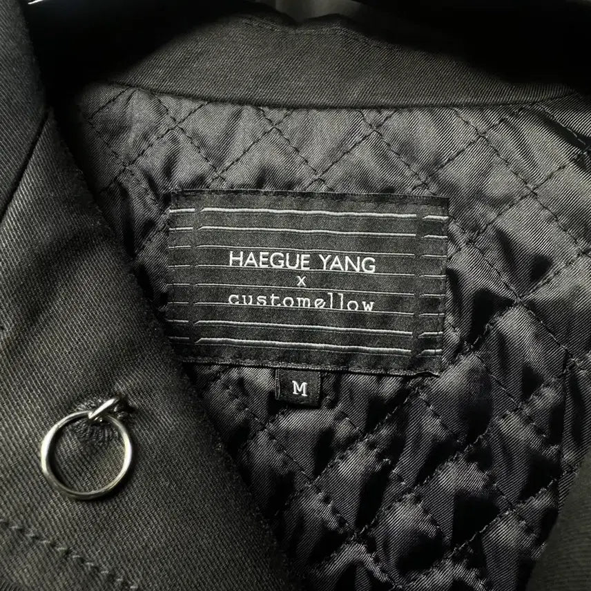 [BUNJANG] Customellow HAERGU EYANG Black Work Jacket / 커스텀멜로우 HAERGU EYANG 블랙 워크 자켓