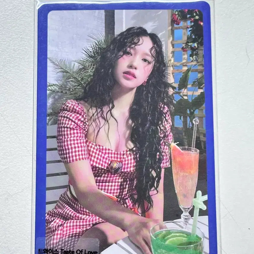 트와이스 Taste of love 미나 예약특전 포토카드 양도합니다