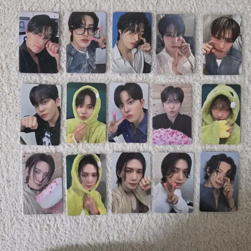 에이티즈 골든아워3 특전 포카 일괄 - ATEEZ/최산윤호민기홍중여상종호