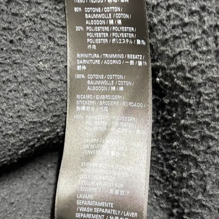 [BUNJANG] Balenciaga TikTok Logo Hoodie Black / (3) 발렌시아가 틱톡 로고 후드 집업 블랙