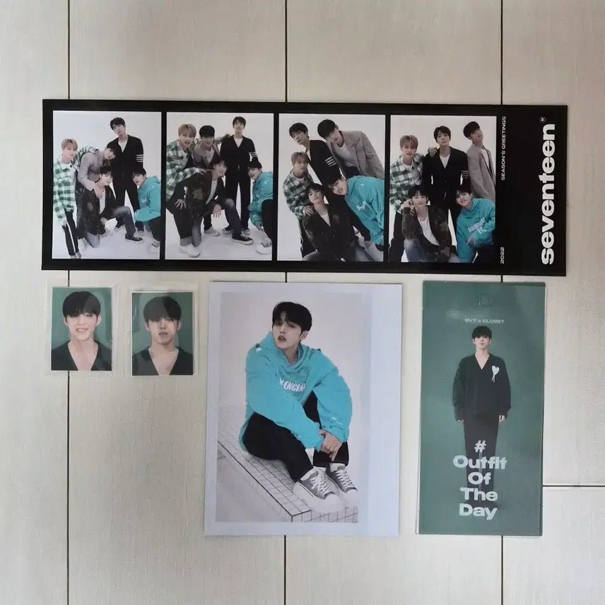 세븐틴 에스쿱스 2022 시즌그리팅 시그 증사 네컷 유닛 포토 인스턴트