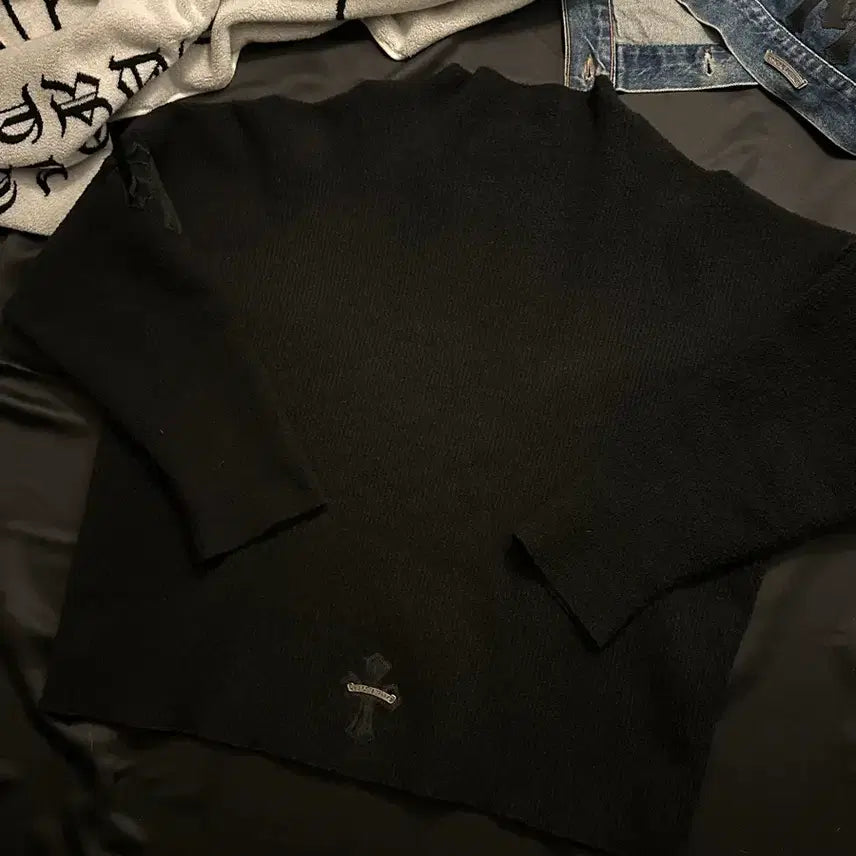 [BUNJANG] Chrome Hearts Patch Sweater / 크롬하츠 송치 패치 스웨터/니트