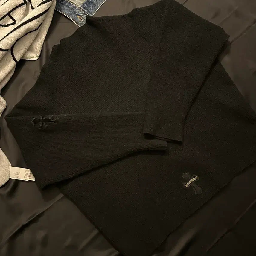 [BUNJANG] Chrome Hearts Patch Sweater / 크롬하츠 송치 패치 스웨터/니트