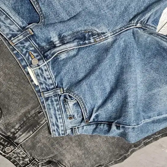 [BUNJANG] Giordano Washed Denim Pants / 지오다노 도톰한 워싱 데님 바지 흑청/블루 71사이스