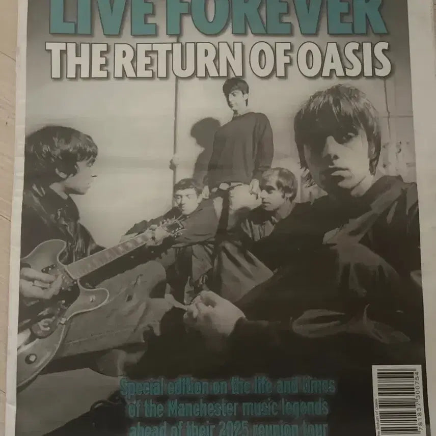 [BUNJANG] OASIS Mirror 2025 Tour Newspaper / 오아시스 Mirror 신문 2025 투어