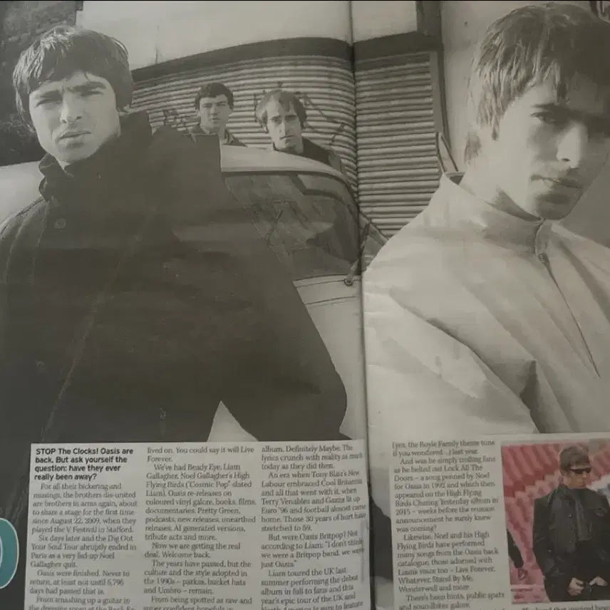 [BUNJANG] OASIS Mirror 2025 Tour Newspaper / 오아시스 Mirror 신문 2025 투어