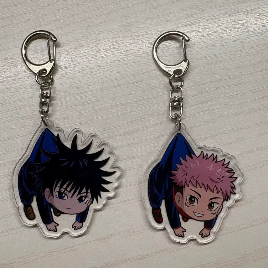 [BUNJANG] Jujutsu Kaisen Acrylic Dangling Keyring Bundle Set / 주술회전 아크릴 대롱키링 메구미 유지 일괄