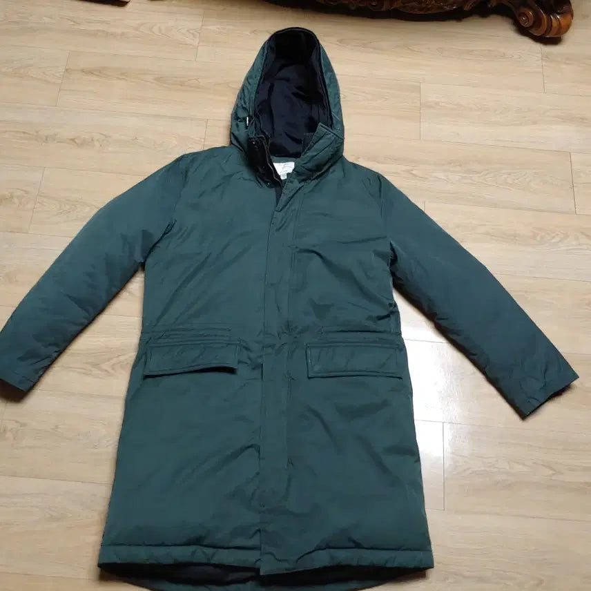[BUNJANG] Club Monaco Hooded Down Parka - Dark Green / 클럽모나코 후드 다운파카 L 판매합니다.