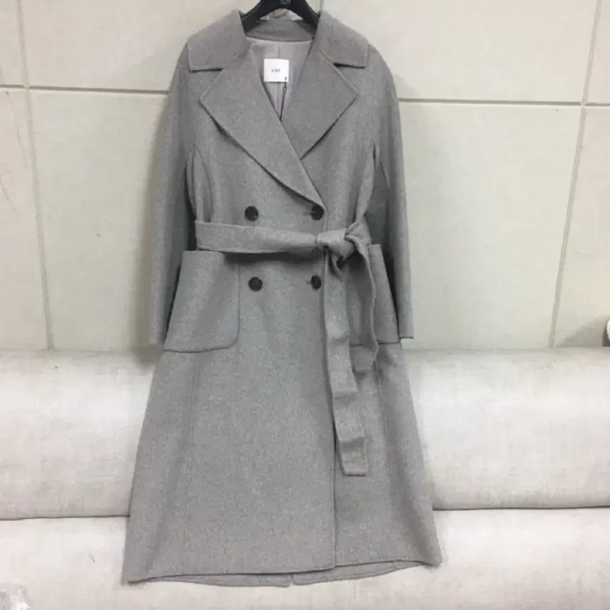 [BUNJANG] LIST Handmade Wool Long Coat / (새상품)(구매가57만원)LIST 리스트 핸드메이드 벨트 더블단추울롱코트