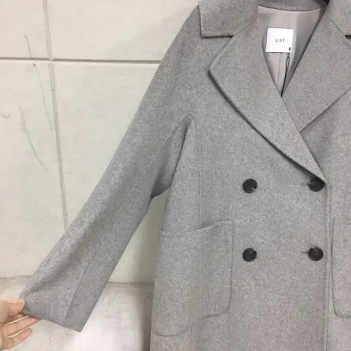 [BUNJANG] LIST Handmade Wool Long Coat / (새상품)(구매가57만원)LIST 리스트 핸드메이드 벨트 더블단추울롱코트