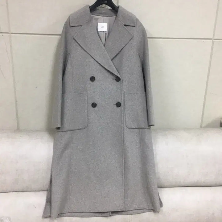 [BUNJANG] LIST Handmade Wool Long Coat / (새상품)(구매가57만원)LIST 리스트 핸드메이드 벨트 더블단추울롱코트