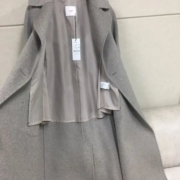 [BUNJANG] LIST Handmade Wool Long Coat / (새상품)(구매가57만원)LIST 리스트 핸드메이드 벨트 더블단추울롱코트