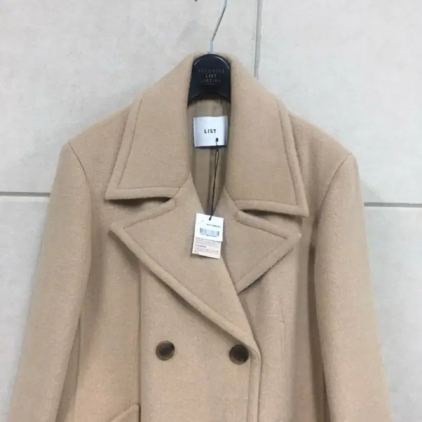 [BUNJANG] LIST Wool Double Button Long Coat / (새상품)(구매가56만원)FW22년 LIST리스트 양모92%더블단추롱코트