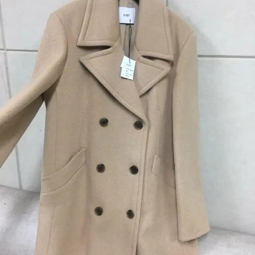 [BUNJANG] LIST Wool Double Button Long Coat / (새상품)(구매가56만원)FW22년 LIST리스트 양모92%더블단추롱코트