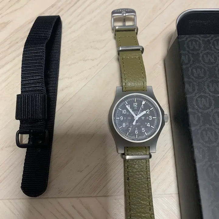 [BUNJANG] Marathon GPM 36 Stainless Steel Field Watch / 마라톤워치/ GPM 36/ 스틸(US 마킹, 노데이트)