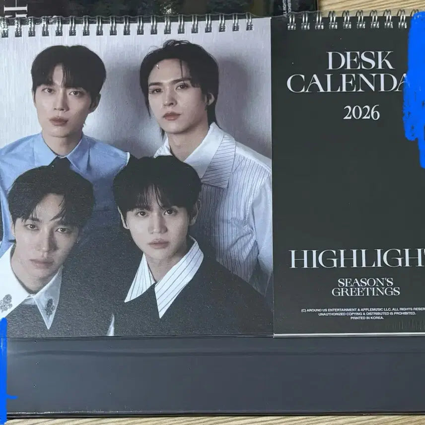 하이라이트 2026 시즌그리팅 시그 캘린더+다이어리 양도 판매