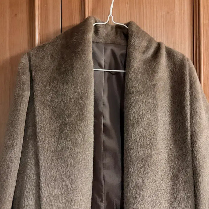 [BUNJANG] Suri Alpaca Mocha Coat / 수리알파카 여자 모카색 코트